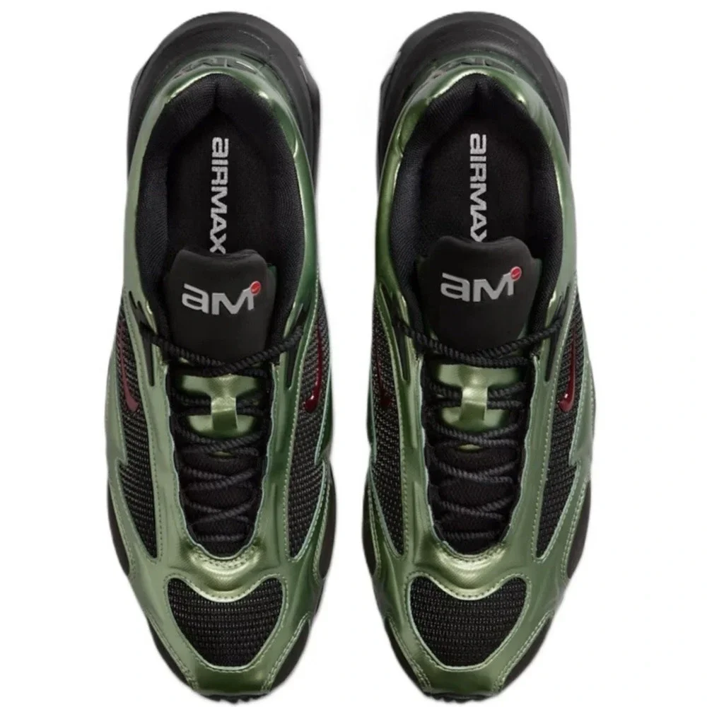 Women's Size 6.5 Nike Air Max Muse Sneakers Black/ Green FV1920-004 Custom